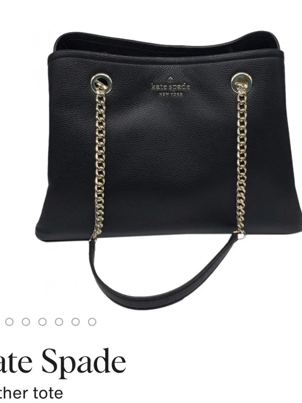 kate spade structured black